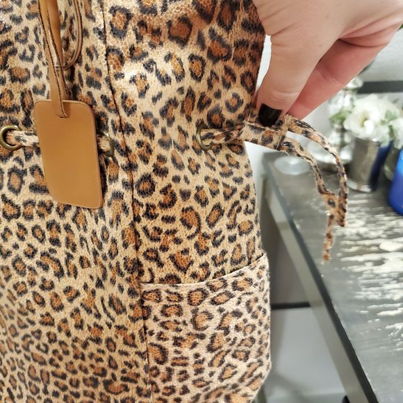 Vintage Neiman Marcus Leopard Print Handbag - Picture 2 of 5